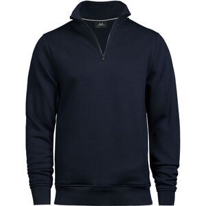 Tee Jay Unisex Adult Half Zip Sweatshirt / Navy Blue